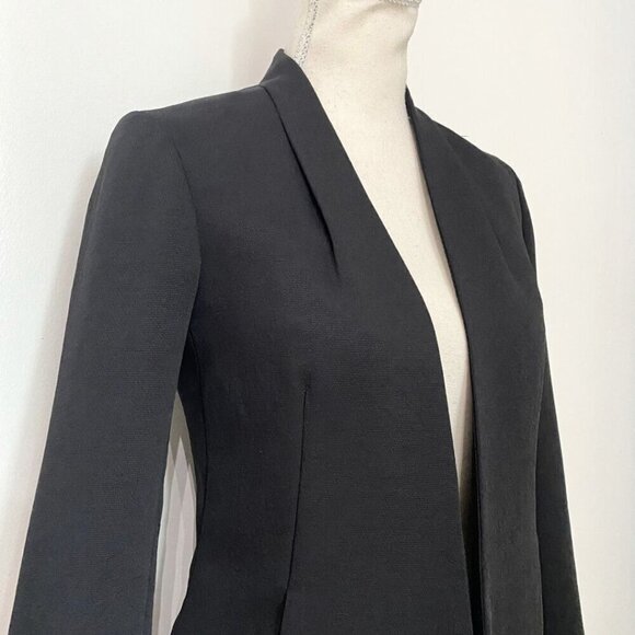 ARITZIA BABATON KEITH BLACK OPEN BLAZER - 0 - Picture 5 of 12